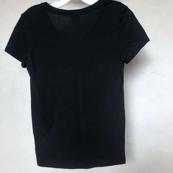Ralph Lauren Sport Black V neck t shirt - Picture 3 of 3